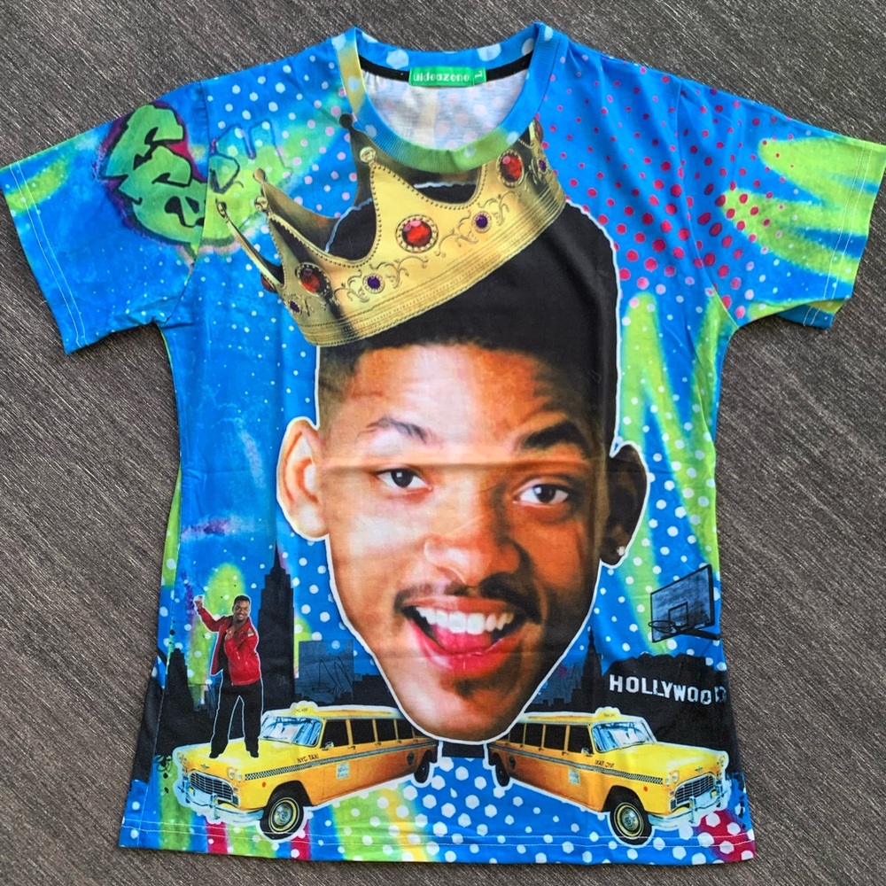 Uideazone Fresh Prince So Fresh Will Smith Short Sleeve T Shirt Size L